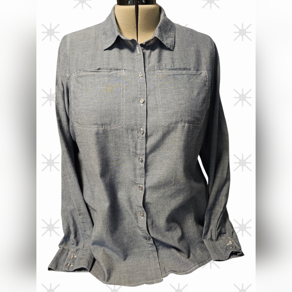 Maurices Chambray Button Down Shirt
